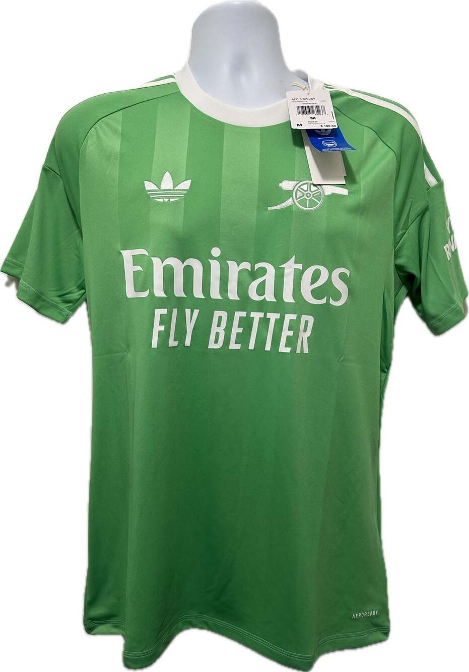 Adidas Arsenal FC 2023-24 Third Goalkeeper Jersey Size M
